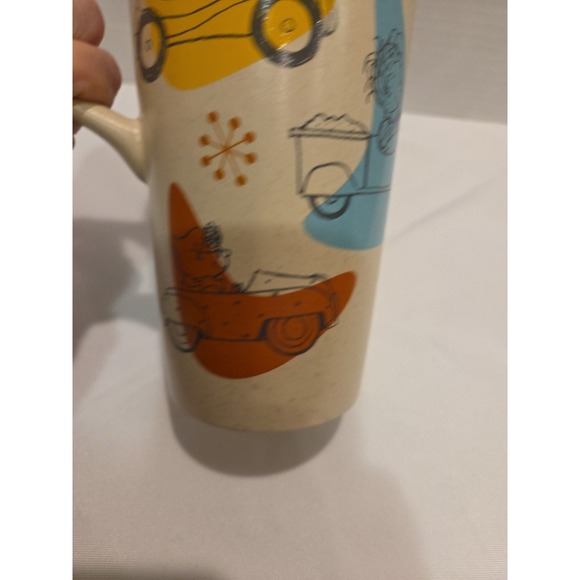 Vintage HALLMARK PEANUTS Charlie Brown Happiness is a Full Tank Coffee Mug 7"EUC - Picture 9 of 13